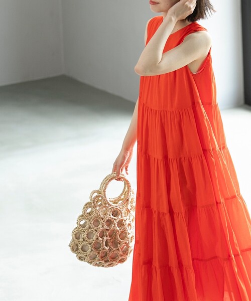 OPAQUE.CLIP（オペークドットクリップ）の「◆リングメッシュデザインバッグ（ハンドバッグ・レディース・ブラック/アイボリー・00）」の19枚目の写真