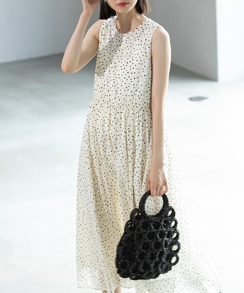 OPAQUE.CLIP（オペークドットクリップ）の「◆リングメッシュデザインバッグ（ハンドバッグ・レディース・ブラック/アイボリー・00）」の20枚目の写真