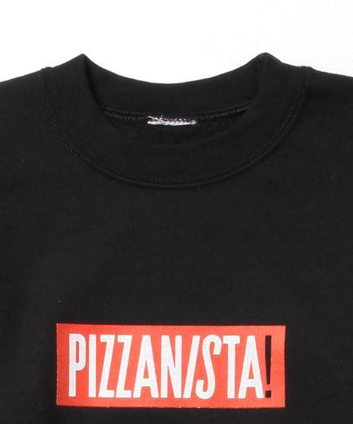 Ray BEAMS(レイビームス)の「PIZZANISTA×Ray BEAMS / 別注ロゴスウェット(スウェット・レディース・ホワイト/ブラック・ONE SIZE)」の4枚目の写真