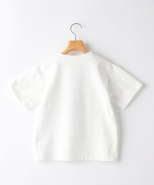 SHIPS（シップス）の「SHIPS KIDS:140～160cm /〈接触冷感/吸水速乾〉ピザ モチーフ 半袖 TEE（Tシャツ/カットソー・キッズ・ライトグリーン/ホワイト系・M/160/150/140）」の3枚目の写真