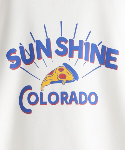 SHIPS（シップス）の「SHIPS KIDS:140～160cm /〈接触冷感/吸水速乾〉ピザ モチーフ 半袖 TEE（Tシャツ/カットソー・キッズ・ライトグリーン/ホワイト系・M/160/150/140）」の7枚目の写真