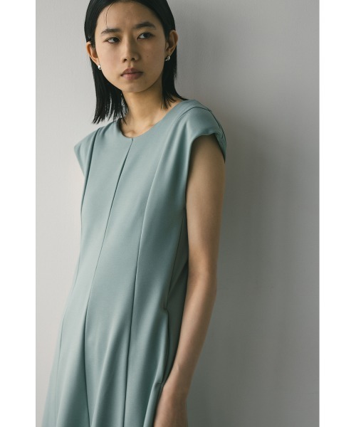 STYLEMIXER（スタイルミキサー）の「バックオープンショルダーカットワンピース（ワンピース・レディース・サックスブルー/ブラック・SMALL/MEDIUM）」の3枚目の写真