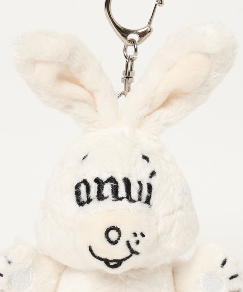 Anui(アニュイ)の「【Anui】ヤンキーラビットチャーム(キーホルダー・レディース・オフホワイト/ブラック/ライム・FREE)」の9枚目の写真