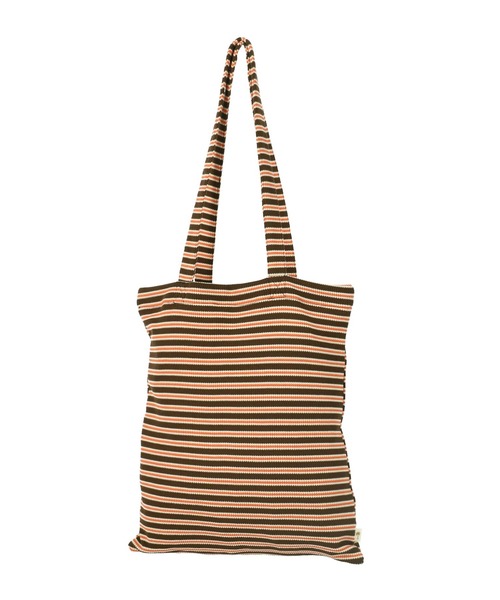 anap mimpi(アナップミンピ)の「ワッフル ボーダー トートバッグ(トートバッグ・レディース・ブラウン/ブルーグリーン・FREE)」の10枚目の写真