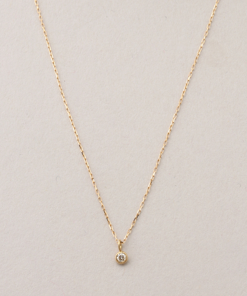 les bonbon/ル ボンボン K18 diamond necklace ネックレス BOB412
