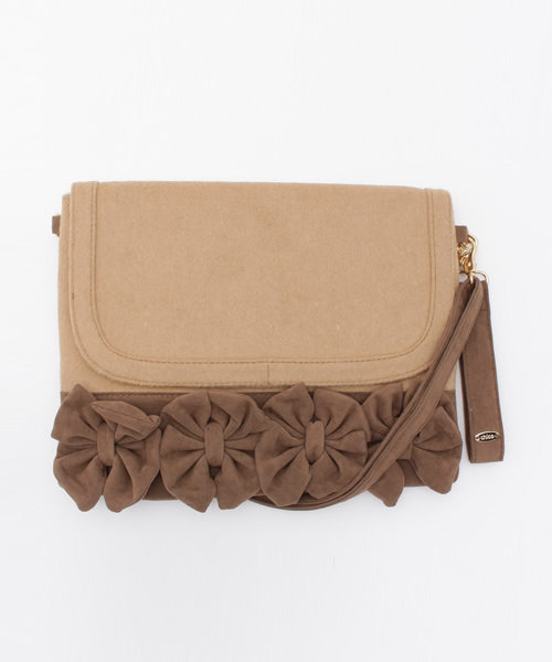 Chico（チコ）の「【who's who Chico】ウールリボンクラッチバック（クラッチバッグ・レディース・ブラック/グレー/ベージュ・FREE）」の18枚目の写真