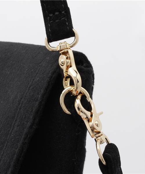 Chico（チコ）の「【who's who Chico】ウールリボンクラッチバック（クラッチバッグ・レディース・ブラック/グレー/ベージュ・FREE）」の9枚目の写真