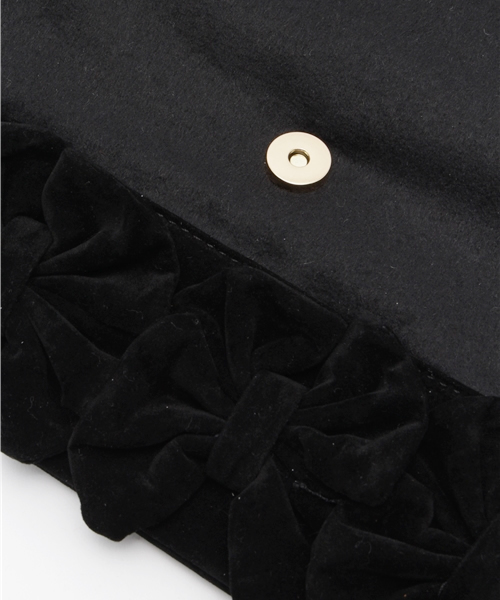 Chico（チコ）の「【who's who Chico】ウールリボンクラッチバック（クラッチバッグ・レディース・ブラック/グレー/ベージュ・FREE）」の13枚目の写真