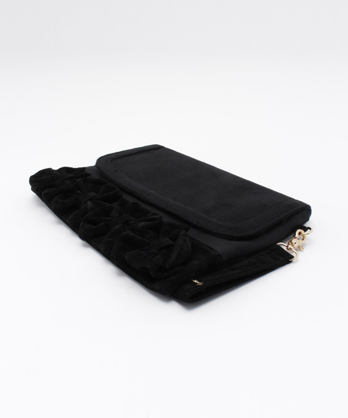 Chico（チコ）の「【who's who Chico】ウールリボンクラッチバック（クラッチバッグ・レディース・ブラック/グレー/ベージュ・FREE）」の16枚目の写真