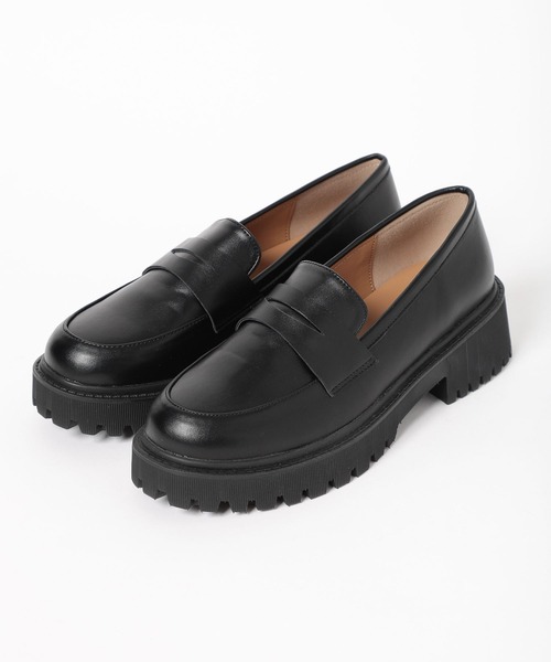 LEPSIM(レプシィム)の「ゼロかる厚底ローファー 132376(ローファー・レディース・ブラック系その他/ブラック・MEDIUM/LARGE)」の19枚目の写真