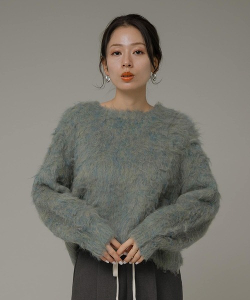 URBAN RESEARCH Sonny Label（アーバンリサーチサニーレーベル）の「カラーメランジ起毛プルオーバー（ニット/セーター・レディース・ブルー系その他/ピンク系その他/グリーン系その他・FREE）」の7枚目の写真
