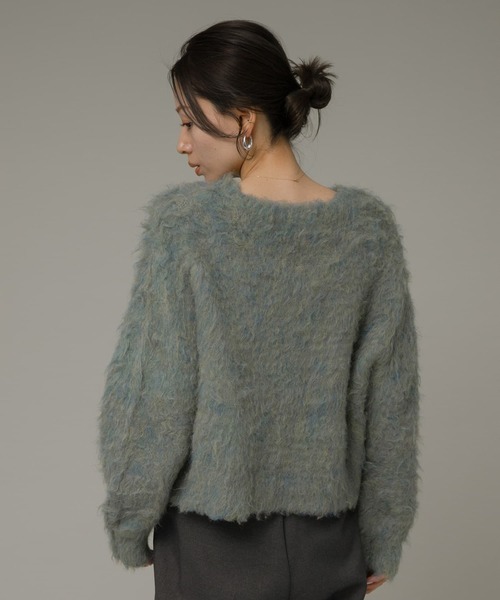 URBAN RESEARCH Sonny Label（アーバンリサーチサニーレーベル）の「カラーメランジ起毛プルオーバー（ニット/セーター・レディース・ブルー系その他/ピンク系その他/グリーン系その他・FREE）」の9枚目の写真