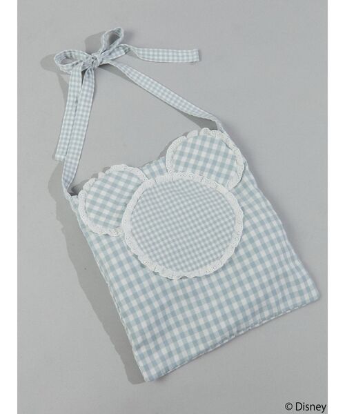 merry jenny（メリージェニー）の「MICKEY / フリルギンガムトート（ハンドバッグ・レディース・ブルー/ブラック/ピンク・FREE）」の12枚目の写真