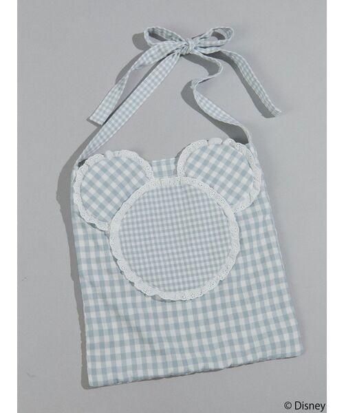 merry jenny（メリージェニー）の「MICKEY / フリルギンガムトート（ハンドバッグ・レディース・ブルー/ブラック/ピンク・FREE）」の11枚目の写真