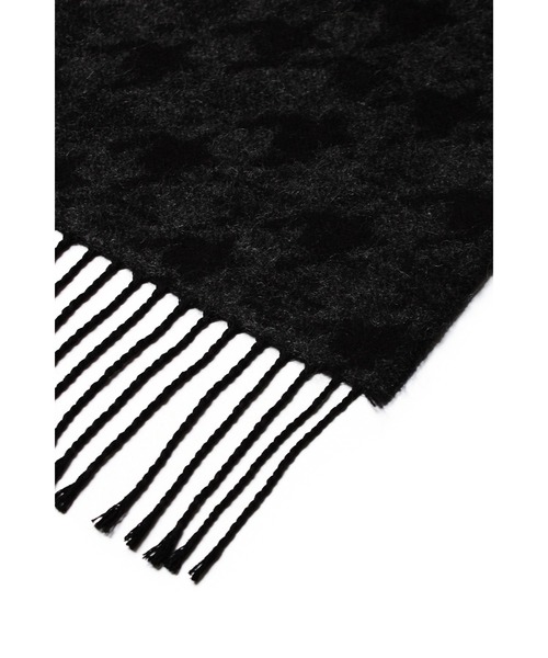 TORNADO MART(トルネードマート)の「TORNADO MART∴ハウンドトゥースJQストール(ストール/ショール・メンズ・ブラック/ホワイト・F)」の5枚目の写真