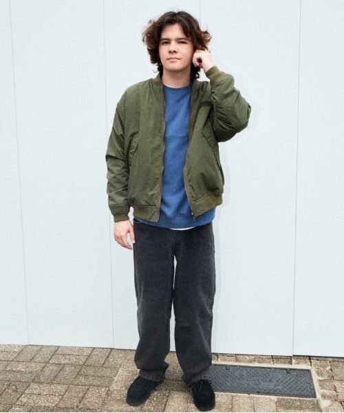 GLAZOS（グラソス）の「【大人向けサイズあり】【リバーシブル】MA-1（ブルゾン・キッズ・カーキ/ブラック・M/S/LL/L）」の5枚目の写真