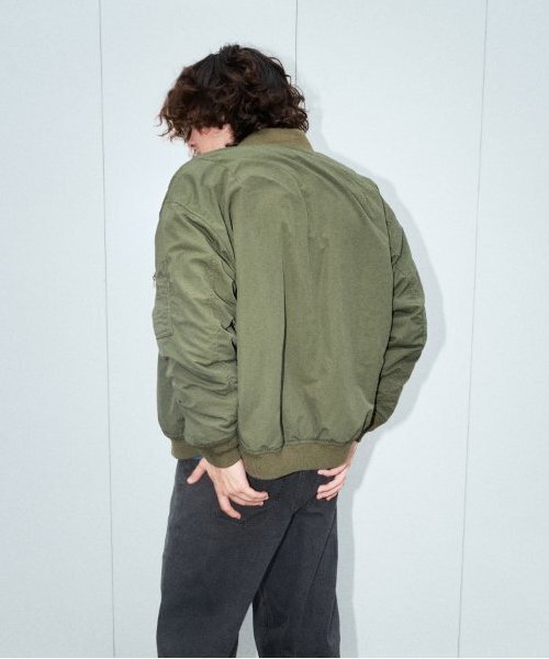 GLAZOS（グラソス）の「【大人向けサイズあり】【リバーシブル】MA-1（ブルゾン・キッズ・カーキ/ブラック・M/S/LL/L）」の6枚目の写真