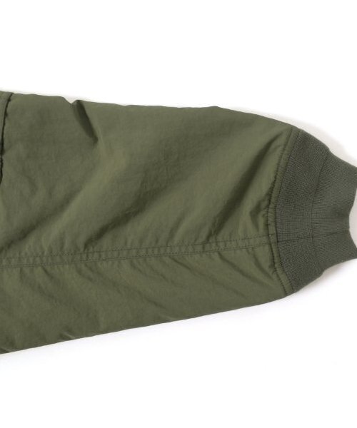 GLAZOS（グラソス）の「【大人向けサイズあり】【リバーシブル】MA-1（ブルゾン・キッズ・カーキ/ブラック・M/S/LL/L）」の10枚目の写真