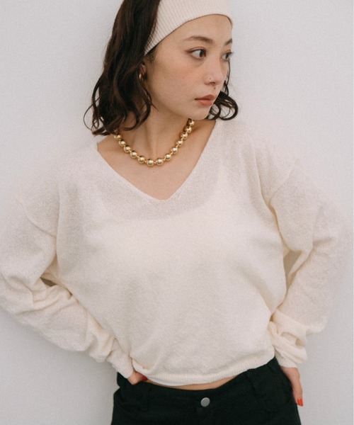 HANNE（アン）の「BIGボールチェーンネックレス（ネックレス・レディース・シルバー/ゴールド・FREE）」の7枚目の写真