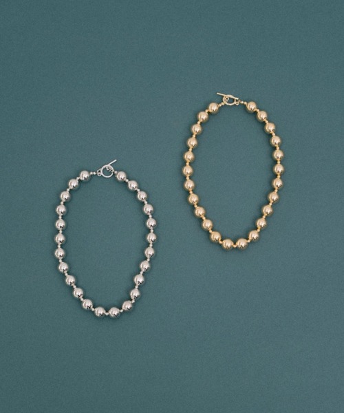 HANNE（アン）の「BIGボールチェーンネックレス（ネックレス・レディース・シルバー/ゴールド・FREE）」の10枚目の写真