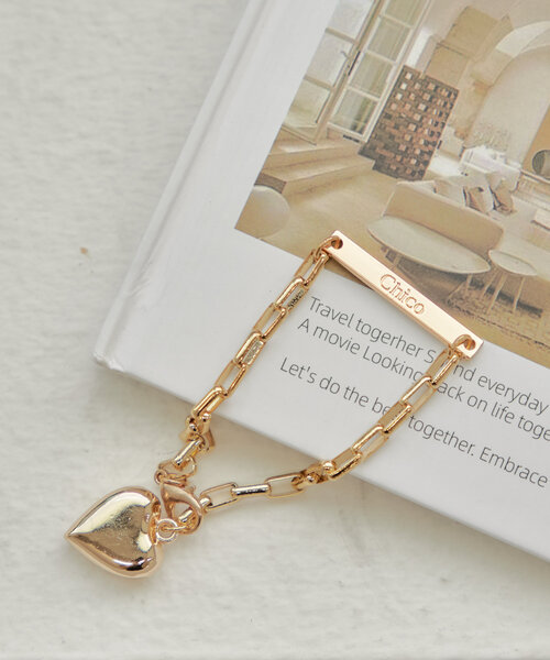 セール】【完売カラー再販開始！】Chicoプレート付ブレスレット