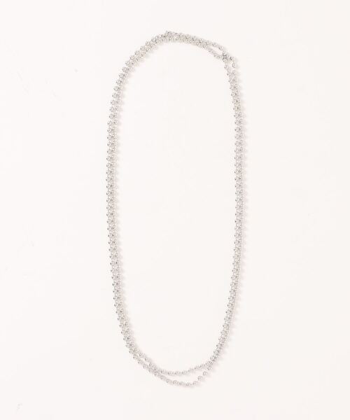 DouDou(ドゥドゥ)の「4ミリボールチェーンロングネックレス(ネックレス・レディース・シルバー/ゴールド・FREE)」の12枚目の写真