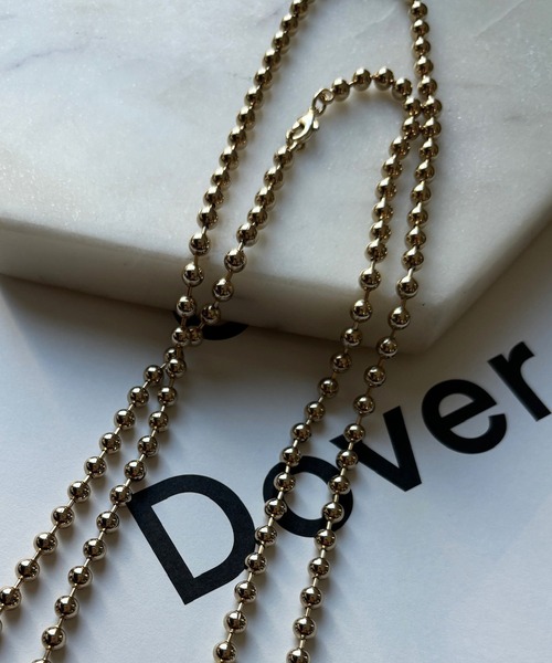 DouDou(ドゥドゥ)の「4ミリボールチェーンロングネックレス(ネックレス・レディース・シルバー/ゴールド・FREE)」の10枚目の写真