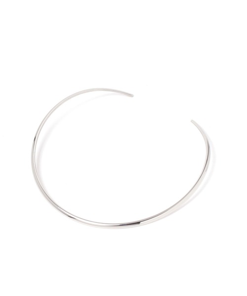 GLOBAL WORK(グローバルワーク)の「ステンレスチョーカーネックレス/143579(ネックレス・レディース・シルバー/ゴールド・ONE SIZE)」の2枚目の写真