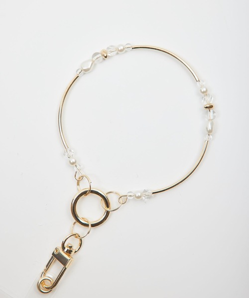 ROPE' PICNIC(ロペピクニック)の「ブレスレットスマホハンドル(スマホグッズ・レディース・ゴールド/ゴールド系その他・FREE)」の4枚目の写真