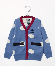 RUGGEDWORKS（ラゲッドワークス）の「ドットVネックニットカーディガン(80～140㎝)（ニット/セーター・キッズ）」