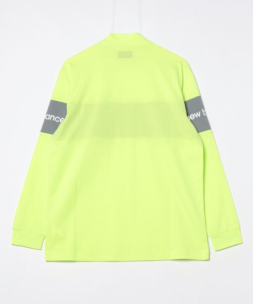 NEW BALANCE(ニューバランス)の「ニューバランス New Balance L/SLEEVE MOCK NECK PULLOVER(シャツ/ブラウス・メンズ・ブラック/ホワイト/イエロー・LL/3L/S/M/L)」の4枚目の写真