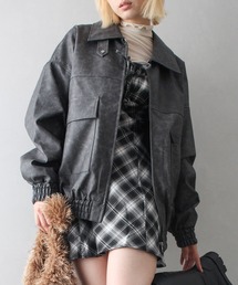 ヴィンテージレザーブルゾン