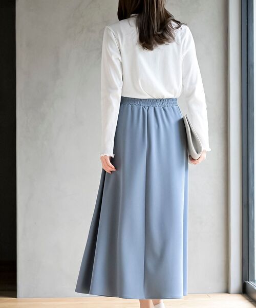 rps（アールピーエス）の「襟シャーリングメローカットソー（Tシャツ/カットソー・レディース・モカ/ブラック/その他/オフホワイト/グレー/グレイッシュベージュ・フリー）」の9枚目の写真