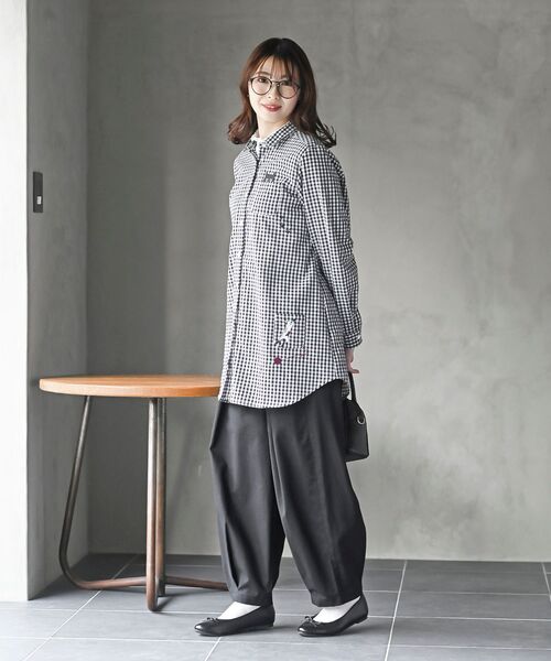 襟シャーリングメローカットソー（Tシャツ/カットソー）｜rps（アール