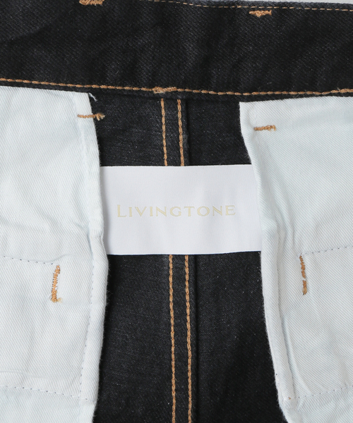 LIVINGTONE(リヴィントーン)の「LIVINGTONE DOLK TURN UP LONG LT-DOLK-07:デニムパンツ(デニムパンツ・レディース・ブラック・36/38)」の19枚目の写真