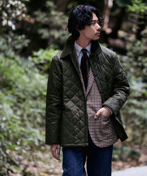 【最終値下】Barbour LIDDESDALE キルティングジャケット42 バブアー Barbour キルティングジャケット キルティング
