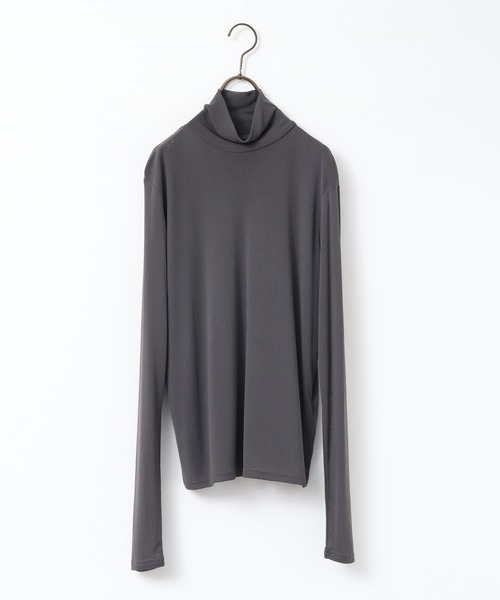 hunch（ハンチ）の「パワーネット タートルシアートップス（Tシャツ/カットソー・レディース・ブラック/グレー/ホワイト/ペールイエロー/レッド/ダークブラウン/チャコールグレー/バーガンディー/ピンク/ロイヤルブルー・FREE）」の17枚目の写真