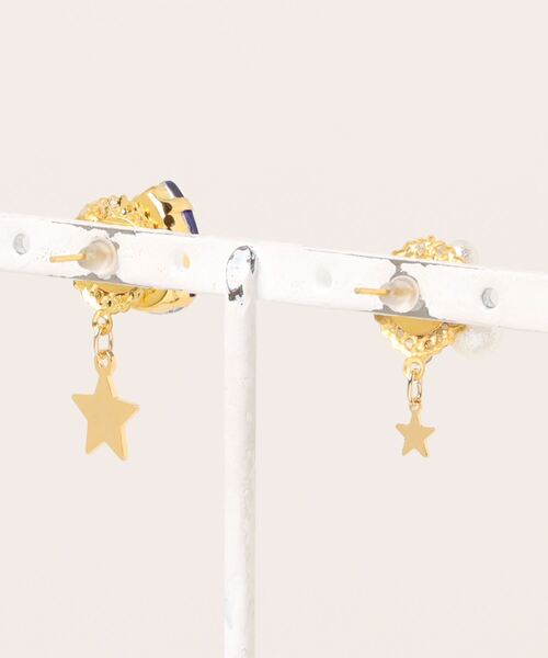 VIBGYOR（ヴィブジョー）の「【MUURABBTI】星のキラキラビジューピアス(MA)（ピアス（両耳用）・レディース・バイオレット/その他1/アクア/その他/エメラルド/その他2・FREE）」の7枚目の写真