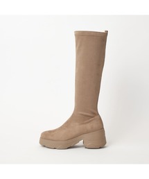 +diana | 【軽量】厚底ボリュームソールストレッチロングブーツ(ブーツ)