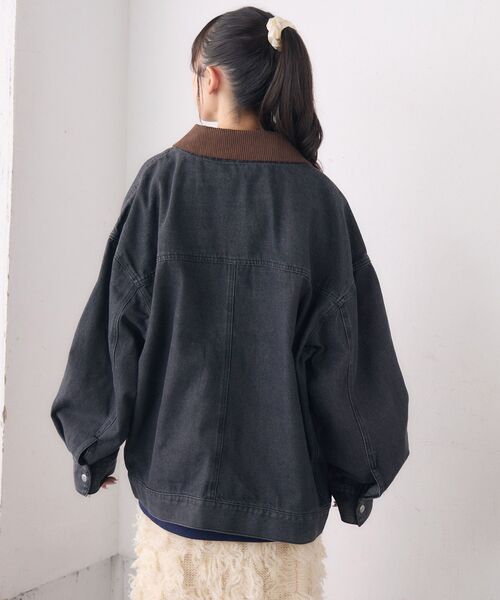 RETRO GIRL（レトロガール）の「2wayデニムJK（その他アウター・レディース・ブルー/ブラック・FREE）」の10枚目の写真