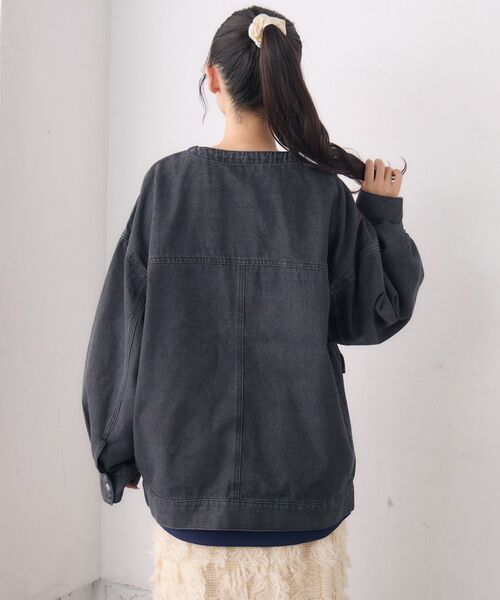 RETRO GIRL（レトロガール）の「2wayデニムJK（その他アウター・レディース・ブルー/ブラック・FREE）」の14枚目の写真