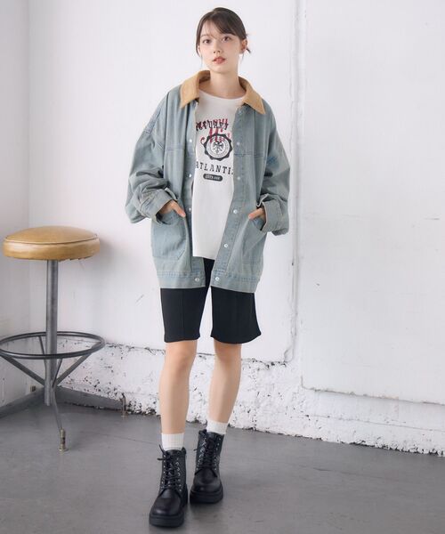 RETRO GIRL（レトロガール）の「2wayデニムJK（その他アウター・レディース・ブルー/ブラック・FREE）」の15枚目の写真