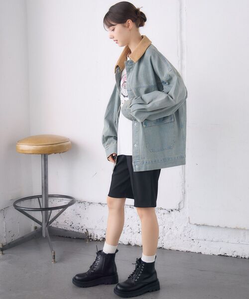 RETRO GIRL（レトロガール）の「2wayデニムJK（その他アウター・レディース・ブルー/ブラック・FREE）」の17枚目の写真