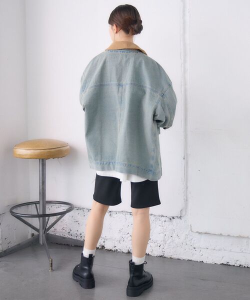 RETRO GIRL（レトロガール）の「2wayデニムJK（その他アウター・レディース・ブルー/ブラック・FREE）」の18枚目の写真