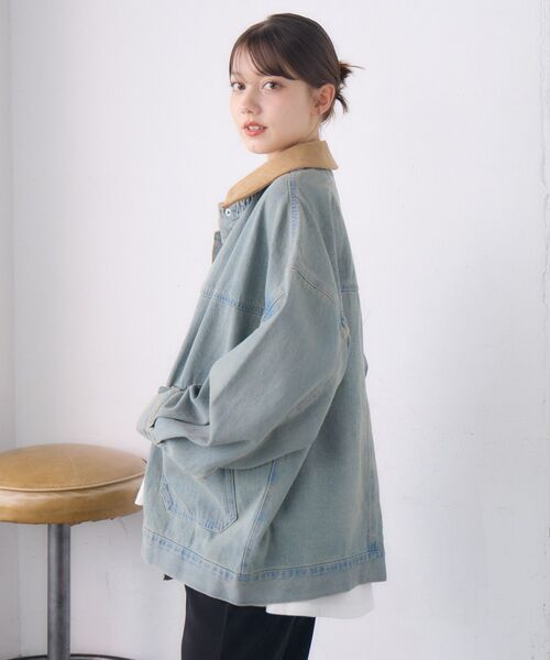 RETRO GIRL（レトロガール）の「2wayデニムJK（その他アウター・レディース・ブルー/ブラック・FREE）」の21枚目の写真
