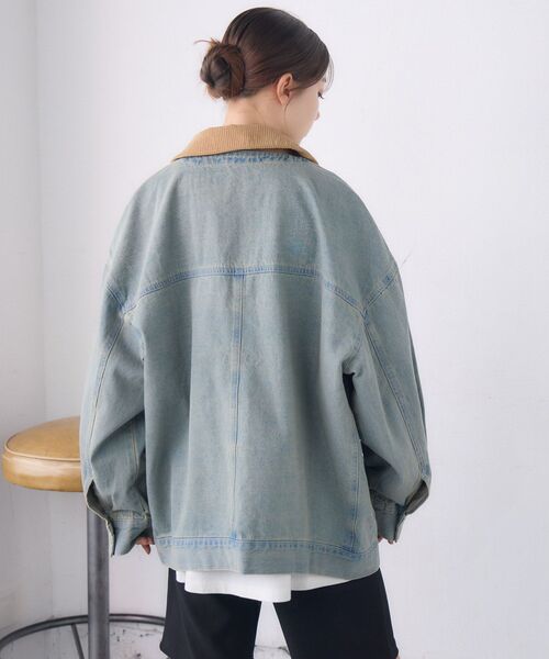 RETRO GIRL（レトロガール）の「2wayデニムJK（その他アウター・レディース・ブルー/ブラック・FREE）」の22枚目の写真