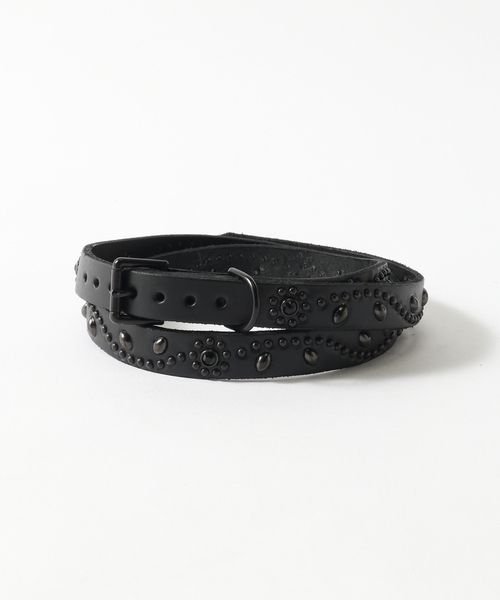 XZQTIVE Studded Punk Rivet Belt for Women/Men - Leather