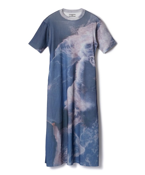 コリアグランドセール TOKYO（ノントーキョー）の「PRINT NON RIB ONE SLEEVE HALF トップス