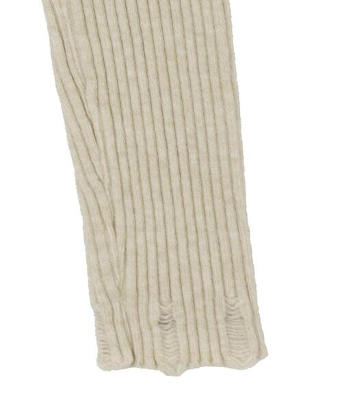 dispark（ディスパーク）の「DISPARK/シンプルロゴWZIPニット（カーディガン/ボレロ・レディース・カーキ/アイボリー・FREE）」の16枚目の写真