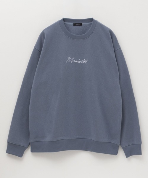 Mac-House（マックハウス）の「REALSTANDARD 裏起毛スウェットクルーネック（スウェット・メンズ・ブラック/カーキ/ブルーグレー/グレイッシュベージュ・M/L/XL）」の9枚目の写真